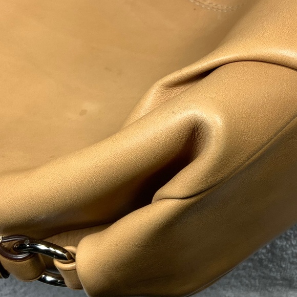 Coach Smooth Tan Duffle Shoulder Bag F15064 - Picture 10 of 13